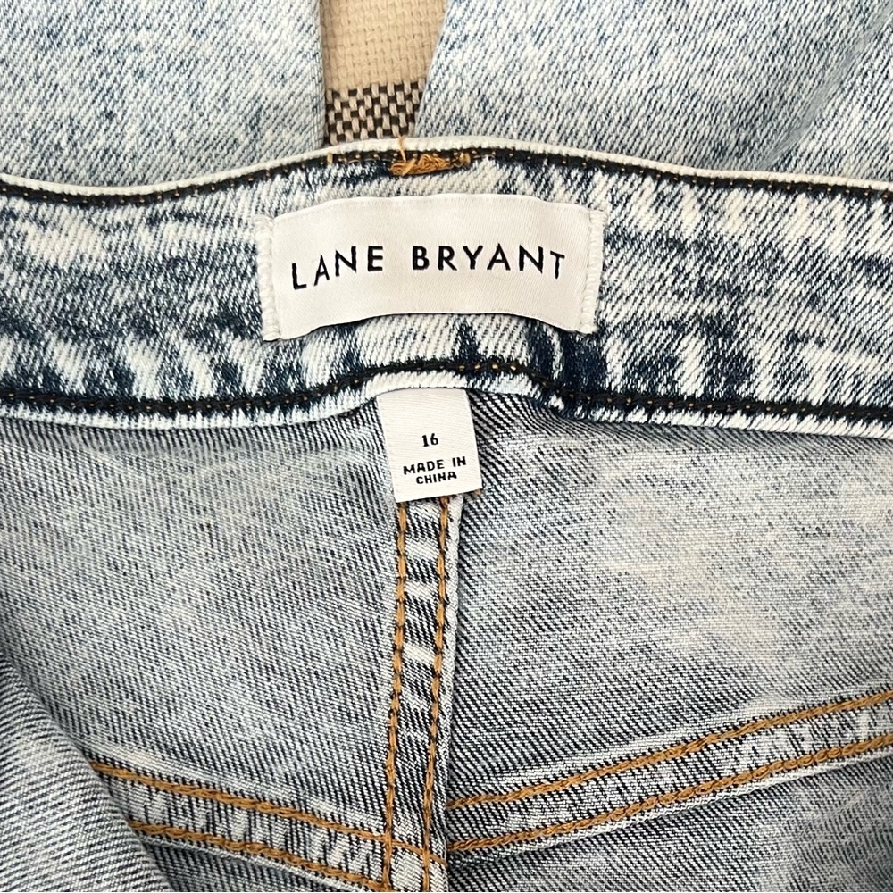 Lane Bryant Acid Wash Denim - Picture 2 of 2